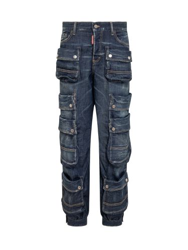 Dsquared2 Denim Cargo Trouser - Dsquared2 - Modalova