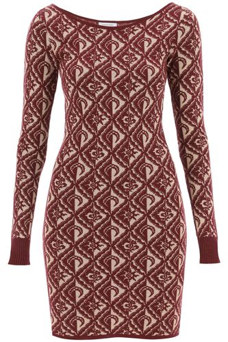 Moon Diamant Jacquard Knit Mini Dress - Marine Serre - Modalova