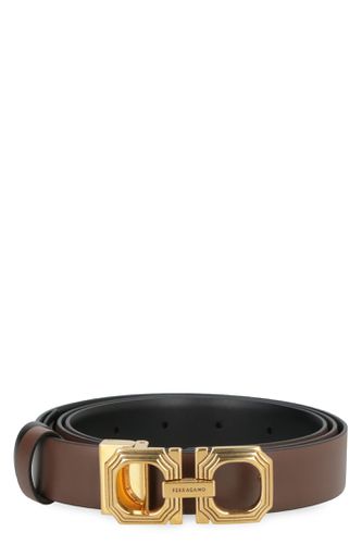 Ferragamo Reversible Leather Belt - Ferragamo - Modalova