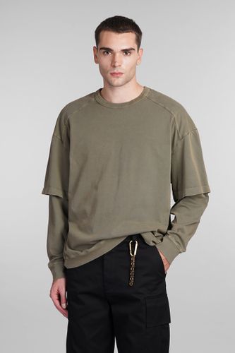 Theo T-shirt In Green Cotton - DARKPARK - Modalova