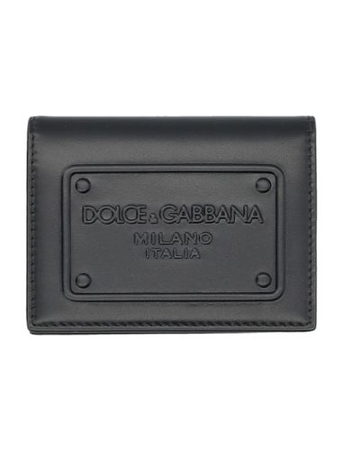 Card Holder With Embossed Logo - Dolce & Gabbana - Modalova