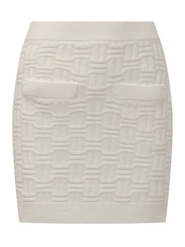 Casablanca Wool Blend Miniskirt - Casablanca - Modalova