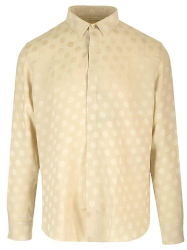 Dotted Long-sleeved Shirt - Saint Laurent - Modalova