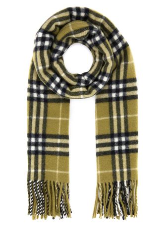 Burberry Embroidered Cashmere Scarf - Burberry - Modalova