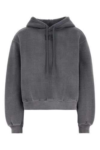 Structured Terry Puff Logo Hoodie - Alexander Wang - Modalova