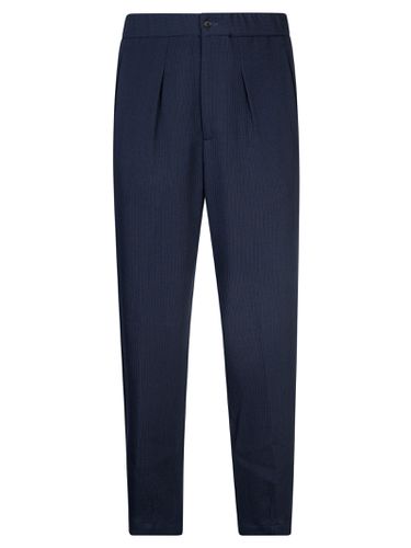 Elastic Waist Knit Trousers - Giorgio Armani - Modalova