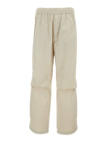 Cargo Pants With Stretch Waist In Cotton Blend Man - Burberry - Modalova