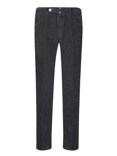 Velvet Tailored Trousers - Incotex - Modalova