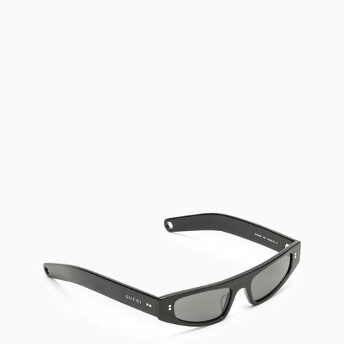 Black Rectangular Sunglasses - Gucci Eyewear - Modalova