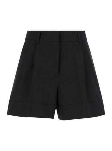 High Waisted delia Shorts In Cotton & Linen Blend Woman - PT Torino - Modalova