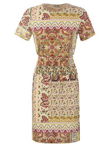 Jersey Dress With Patchwork Print - Etro - Modalova