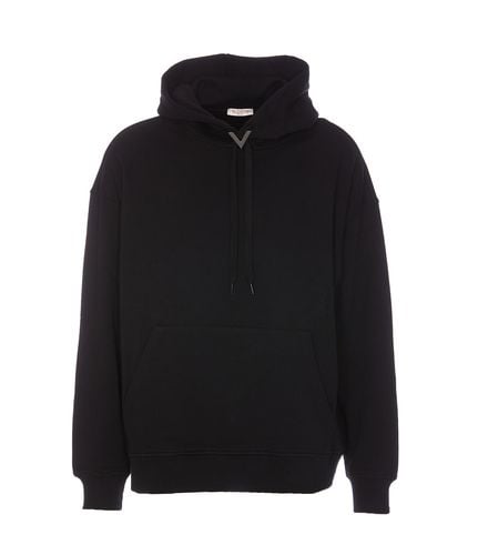 Valentino Garavani V Detail Hoodie - Valentino Garavani - Modalova