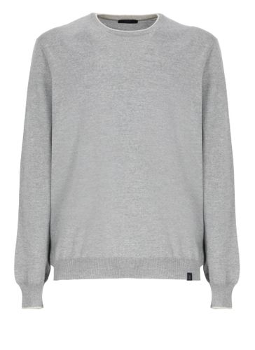 Fay Round Neck Sweater - Fay - Modalova