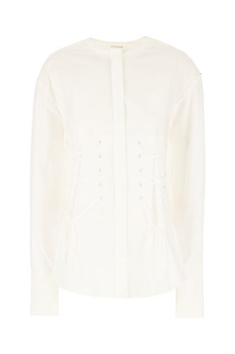 White Stretch Cotton Blouse - SportMax - Modalova