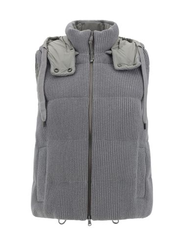 Brunello Cucinelli Hooded Down Vest - Brunello Cucinelli - Modalova