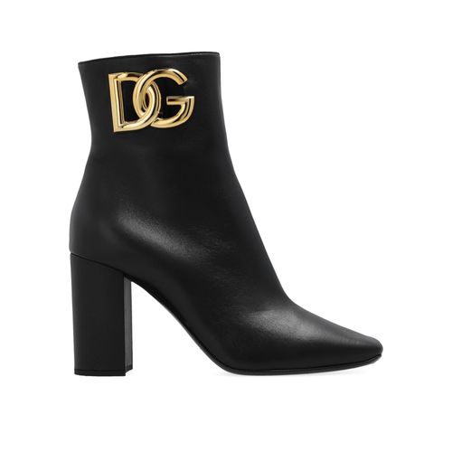 Heeled Leather Boots - Dolce & Gabbana - Modalova