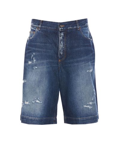 Dolce & Gabbana Denim Shorts - Dolce & Gabbana - Modalova