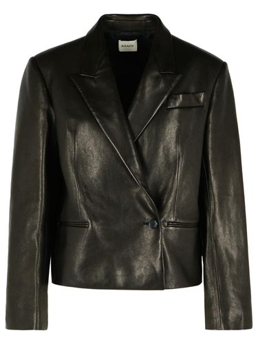 Khaite tanni Black Leather Jacket - Khaite - Modalova