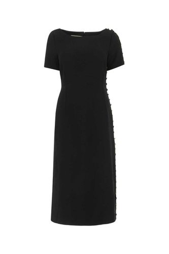 Zip Detailed Short-sleeved Dress - Gucci - Modalova