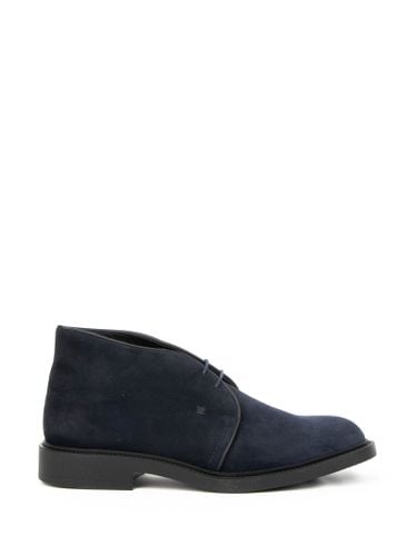 Navy Suede Polish - Fratelli Rossetti One - Modalova