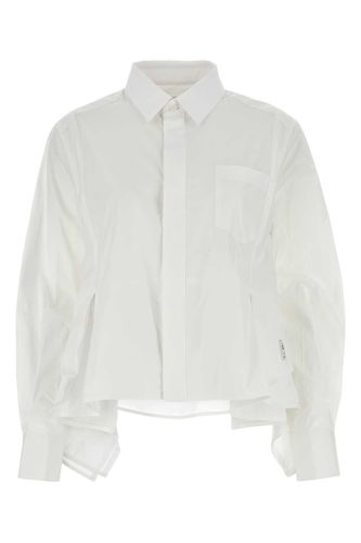 Sacai White Cotton Shirt - Sacai - Modalova