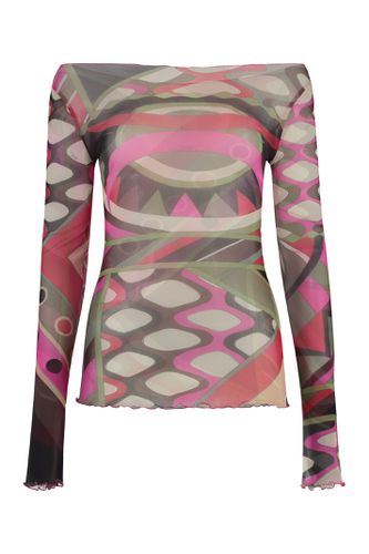 Pucci Printed Long-sleeve Top - Pucci - Modalova