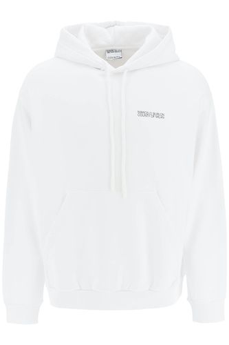 Logo Hooded Sweatshirt - Marcelo Burlon - Modalova