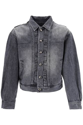 Denim Jacket With Wavy Details - Andersson Bell - Modalova