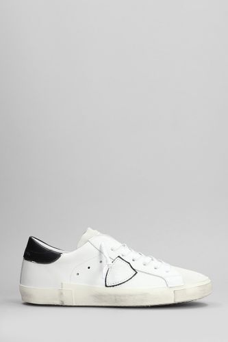 Prsx Low Sneakers In Suede And Leather - Philippe Model - Modalova