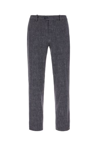 Melange Dark Grey Stretch Cotton Pants - Circolo 1901 - Modalova