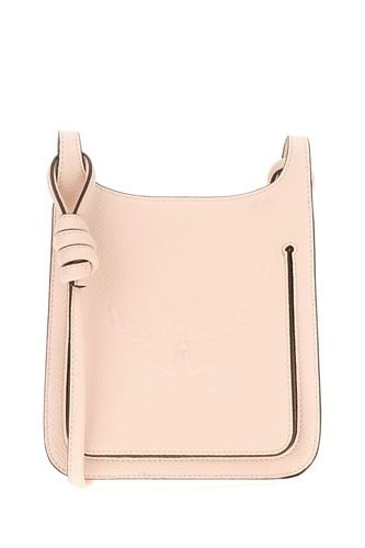 Pink Leather Mini Hummel Crossbody Bag - MCM - Modalova