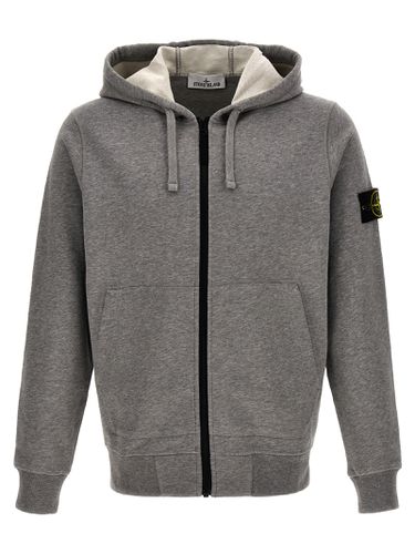 Stone Island Logo Badge Hoodie - Stone Island - Modalova