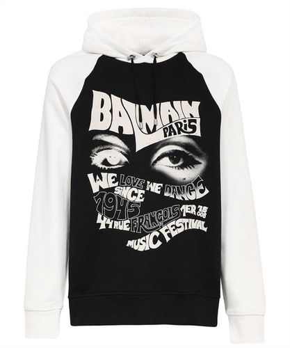 Balmain Cotton Hoodie - Balmain - Modalova