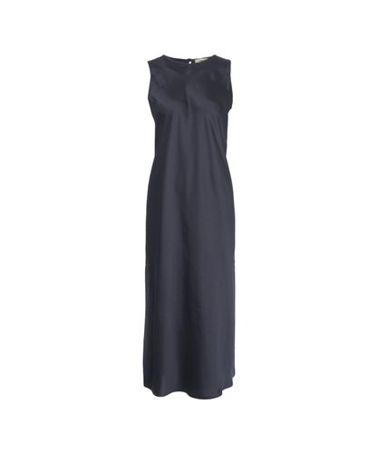 Herno Satin Sleeveless Midi Dress - Herno - Modalova