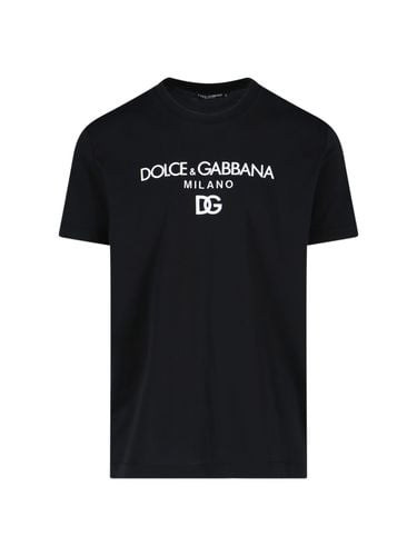 Dg Embroidery T-shirt - Dolce & Gabbana - Modalova