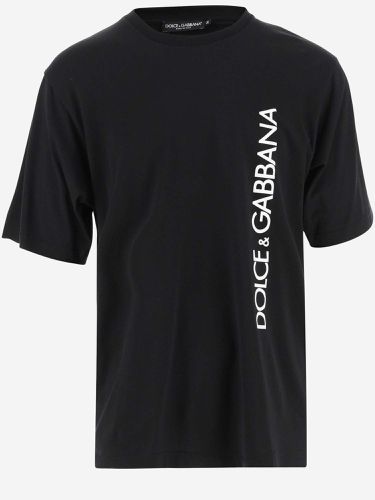 Cotton T-shirt With Logo - Dolce & Gabbana - Modalova