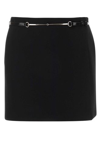 Gucci Black Wool Mini Skirt - Gucci - Modalova