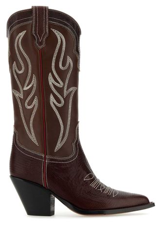 Sonora Brown Leather Santa Fe Boots - Sonora - Modalova