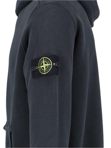 Stone Island Logo Hoodie - Stone Island - Modalova