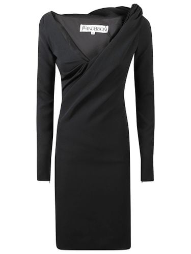 J. W. Anderson Shoulder Drape V Neck Dress - J.W. Anderson - Modalova