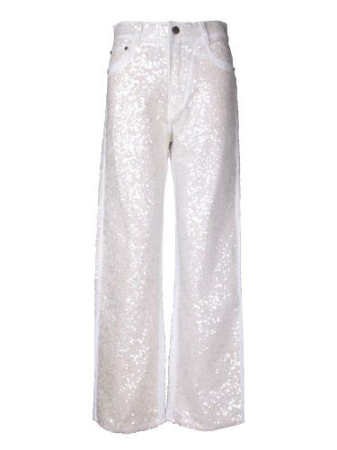 Parosh White Guff Jeans - Parosh - Modalova