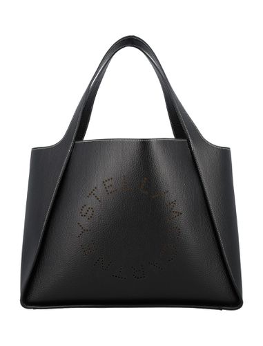 Logo Grainy Alter Mat Tote Bag - Stella McCartney - Modalova
