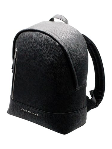 Backpack In Very Soft Soft Grain Eco-leather With Logo On The Front. Adjustable Shoulder Straps. Measures 38x32x12 Cm - Armani Collezioni - Modalova