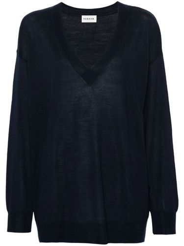 Parosh Oversized V Neck Sweater - Parosh - Modalova