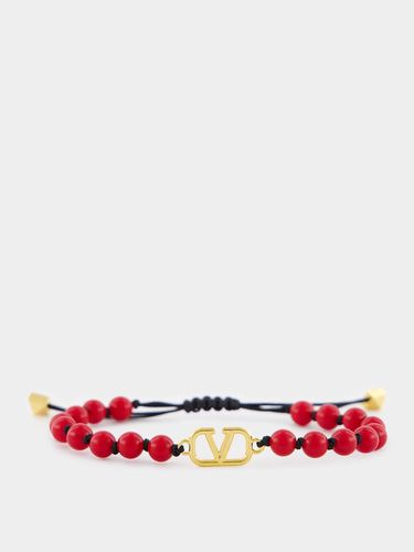 Vlogo Signature Bead Embellishment Bracelet - Valentino - Modalova