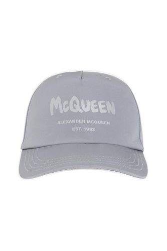 Logo Printed Baseball Cap - Alexander McQueen - Modalova