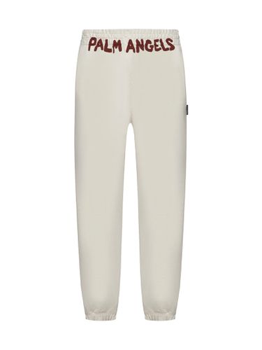 Logo-printed Elasticated Waist Track Pants - Palm Angels - Modalova