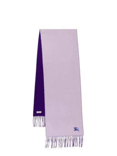 Burberry Purple Cashmere Scarf - Burberry - Modalova
