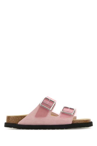 Pink Suede And Pvc Arizona Slippers - Birkenstock - Modalova