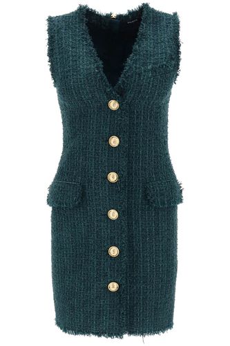 Balmain Tweed Dress - Balmain - Modalova